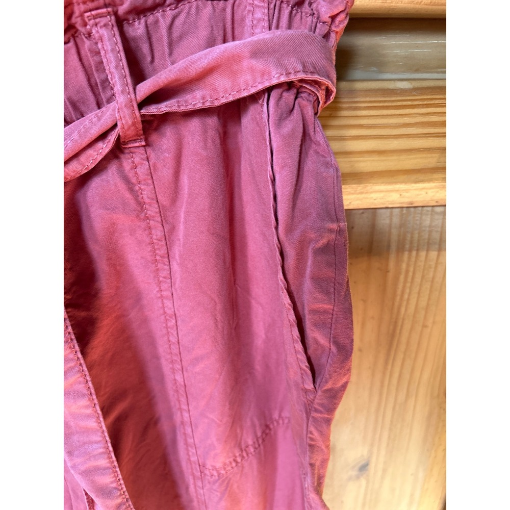 Social Standard by Sanctuary Coral Tencel Paperbag Waist Pants XL - Picture 4 of 6